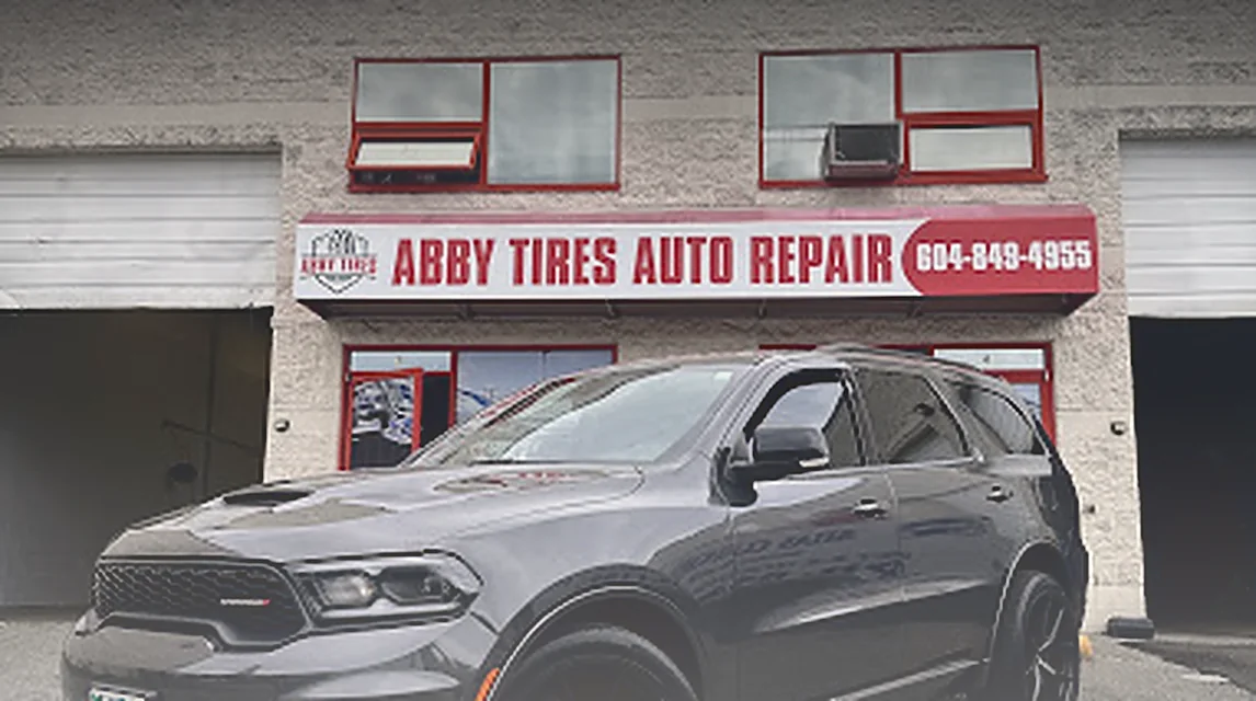 Abby Tires & Auto Repair storefront on 64 Ave in Surrey